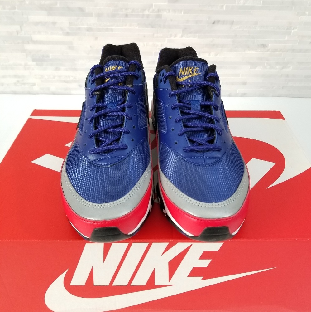 New NIKE Air Max 97/BW Royal Blue Red Sneakers - Picture 3 of 7